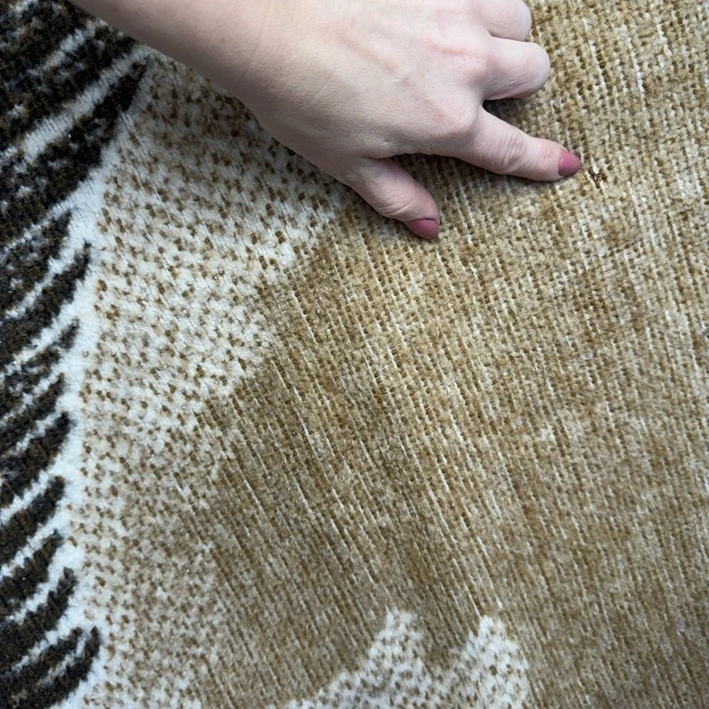Vintage Safari Weavers Bald‎ Eagle Blanket Reversible 75x53 USA Americana Rustic